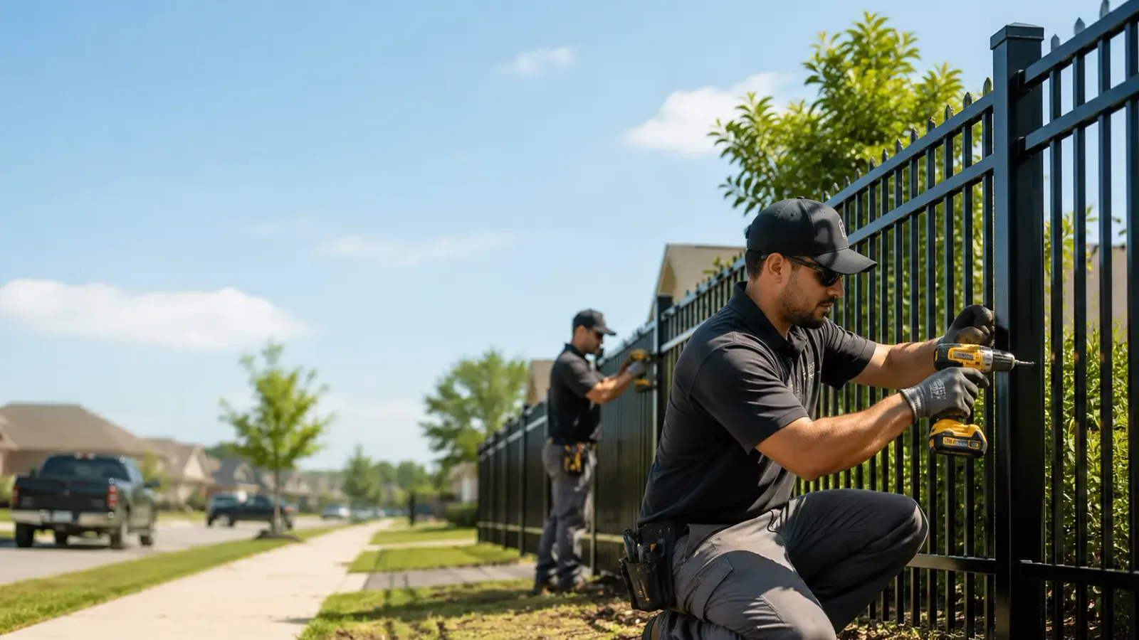 Metal Fence Installation in Normanna, TX